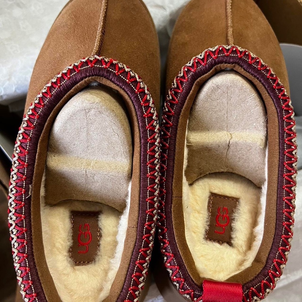Ugg Women's Tazz Platform Slipper Chestnut 11 NEW - Picture 5 of 8
